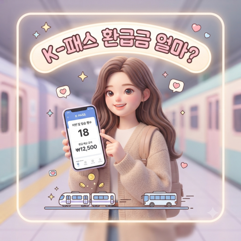 K패스 이용 내역 및 월별 환급 예상 금액 앱 조회 방법 총정리 (2026년 공식)