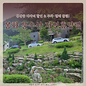 문수산 자연휴양림 홍단풍 다자녀 할인 예약 꿀팁