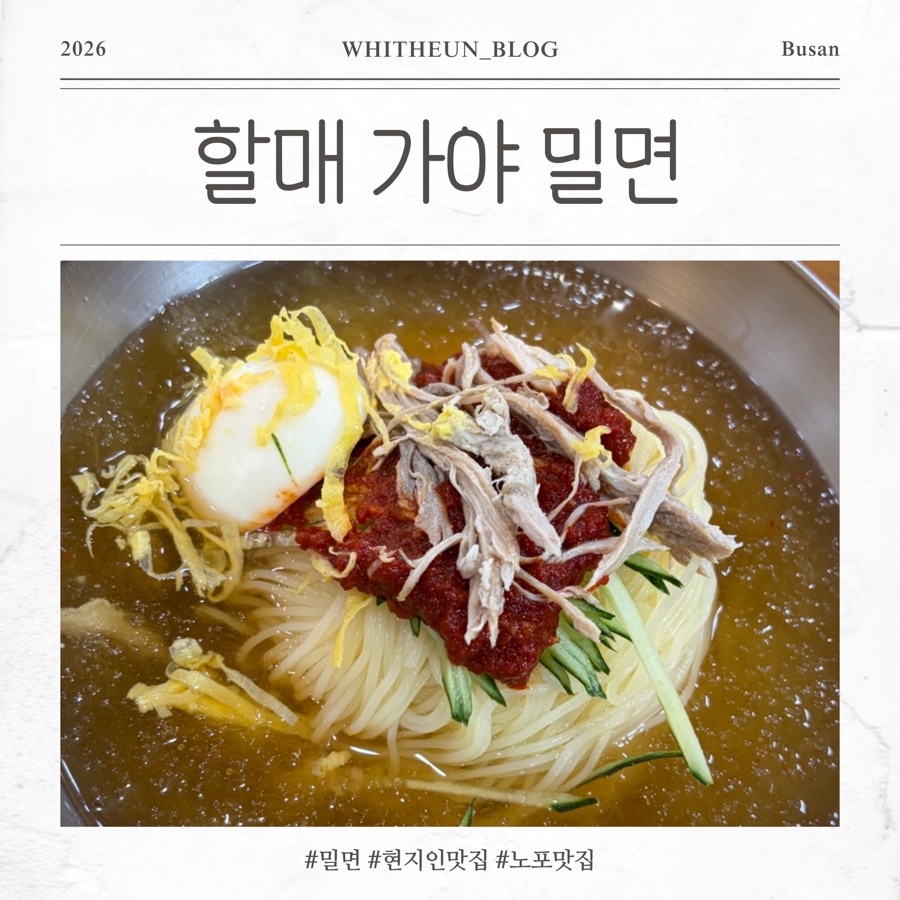 원조밀면 사진 1