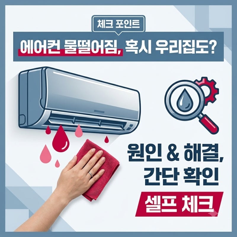 에어컨 물떨어짐, 여름철 실내기에서 물이 새는 이유는 무엇일까? 해결 절차