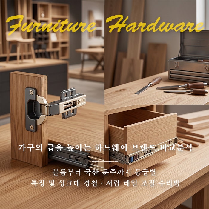 주방 가구 하드웨어 총정리 | 블룸(Blum)·헤펠레·살체·헤티히부터 문주까지 등급별 비교 & 싱....