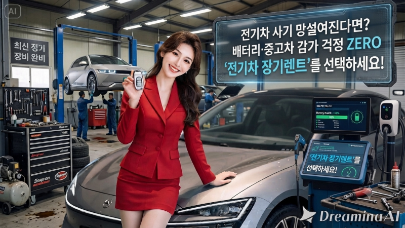 전기차 사기 망설여진다면? 배터리·중고차 감가 걱정 ZERO '전기차 장기렌트' 4가지 핵심 이유....