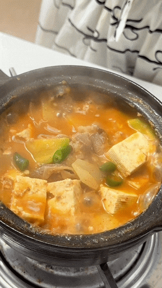 우삼겹 된장찌개 레시피 감칠맛폭발 10분완성 고깃집 차돌 된장찌개 만들기