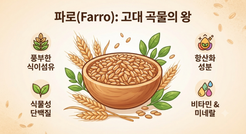 파로 곡물 효능 및 건강 정보