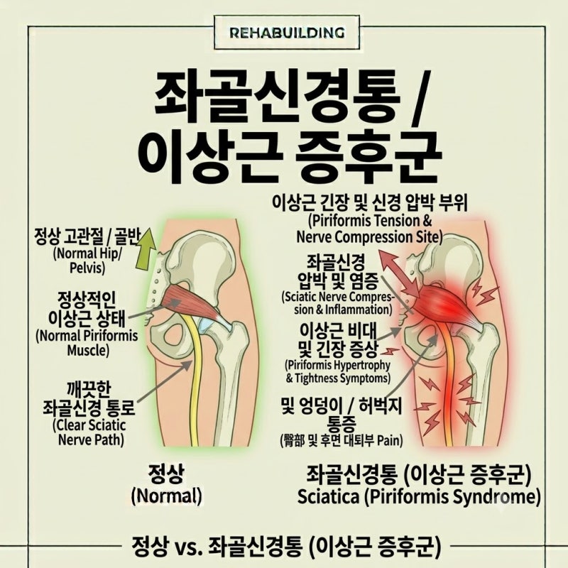 엉덩이 깊은 곳 짜릿한 좌골신경통, 허리 디스크가 아니라고? (이상근증후군 감별진단부터 3....