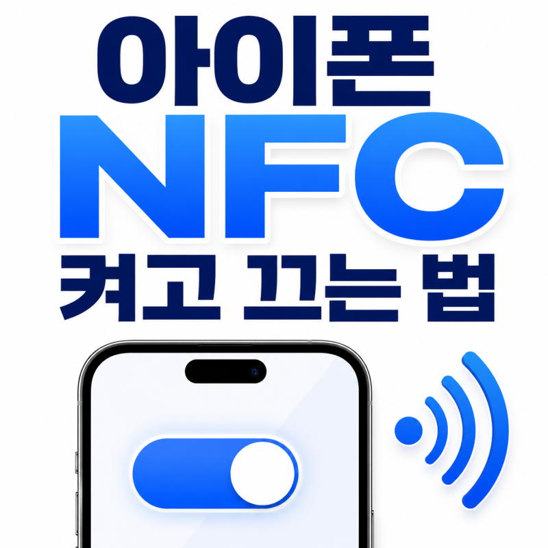 아이폰 NFC 쉽게 끄고 켜는 설정 방법 위치 확인 하기