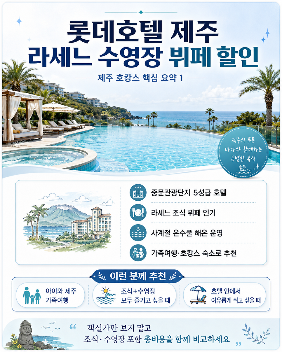 롯데호텔제주 라세느 사진 2