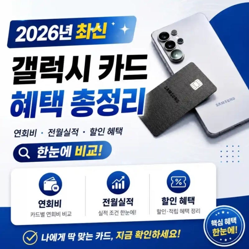 [기기변경 예정자 필독] 갤럭시 Z폴드6·플립6 호갱 탈출! 삼성 모바일 플러스 카드 혜택 및 연....