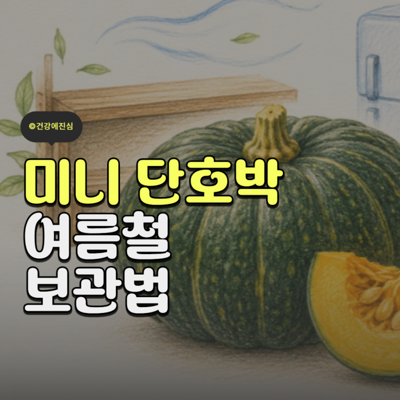 미니 단호박 효능 5가지와 부작용 여름철 보관법은