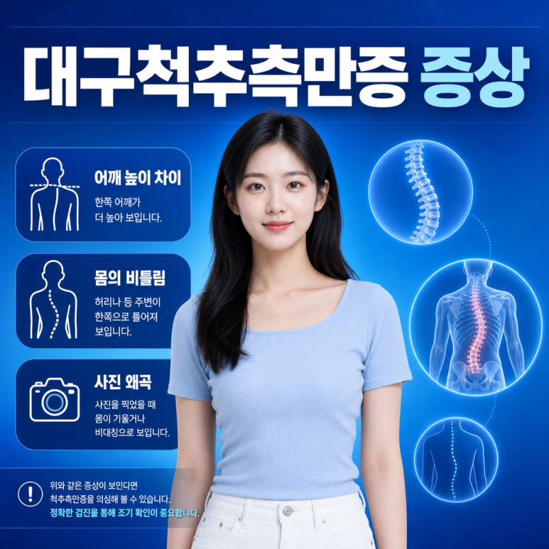 대구척추측만증, 내 아이의 척추 건강을 지키기 위해 꼭 알아야 할 5가지 신호는?
