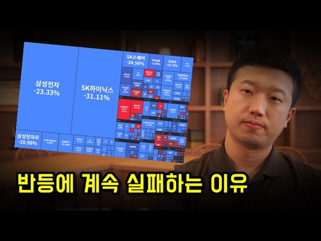 코스피가 반등에 계속 실패하는 이유