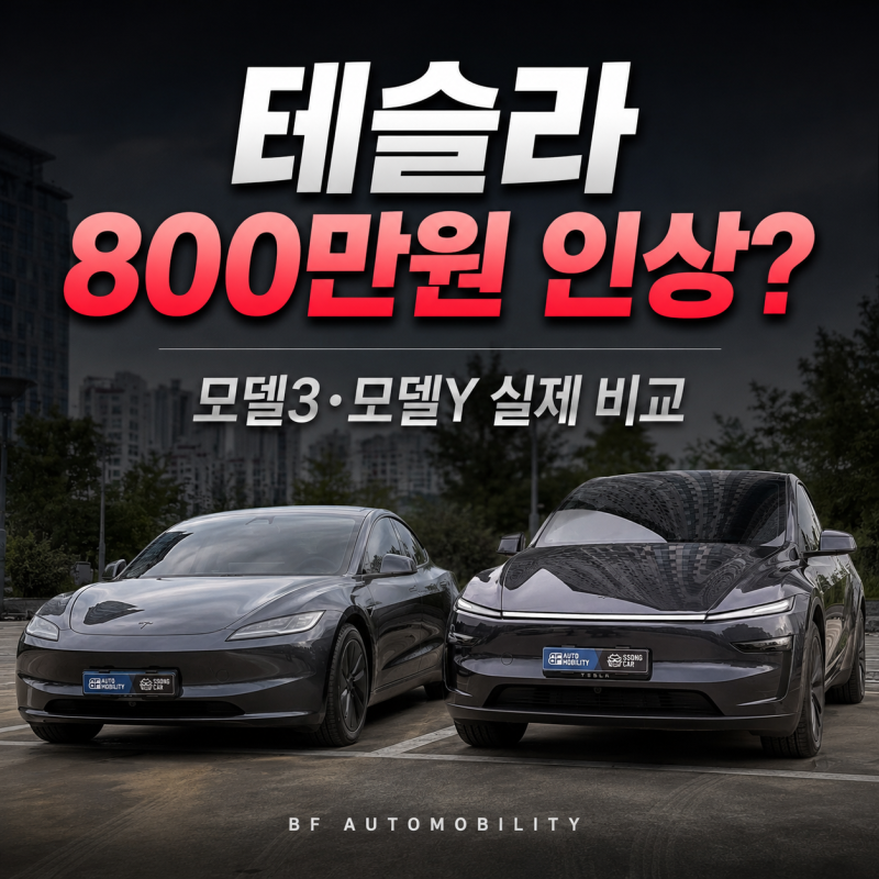 테슬라 800만원 가격 인상? 모델3·모델Y 실제 변동폭은 얼마일까요?