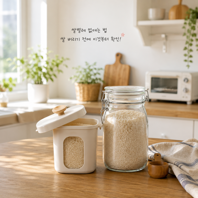 쌀벌레 없애는 법 쌀 버리기 전에 이것부터 확인!