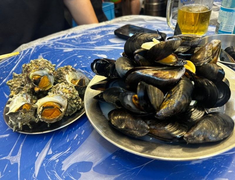 대전 중앙시장 맛집 해녀와어부 가성비 핫플 술집 맛집 소주 맥주 2000원 주말 웨이팅 후기