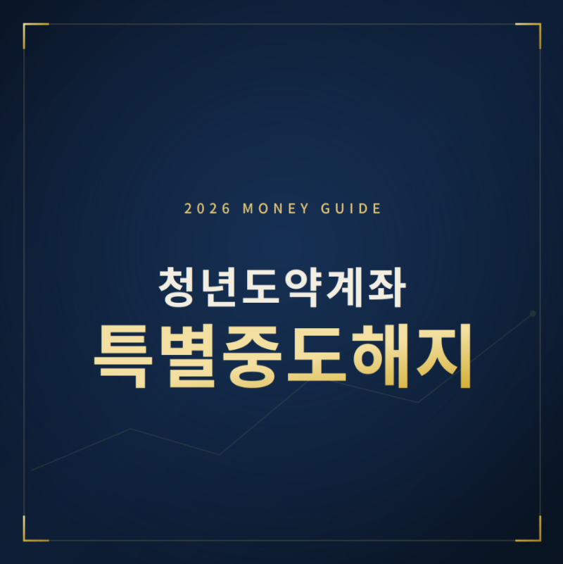 청년도약계좌 특별중도해지 방법 하나은행, 청년미래적금