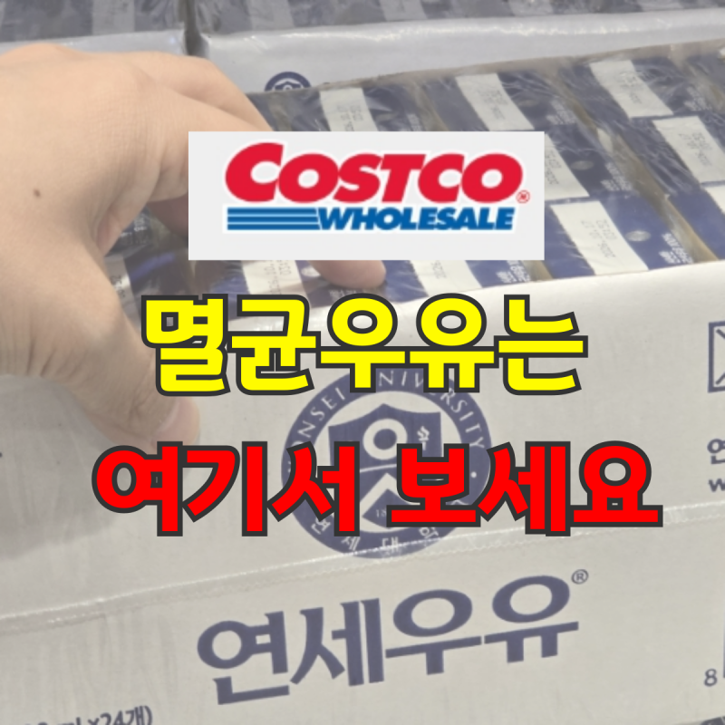 코스트코 멸균우유 종류 총정리 연세우유부터 상하목장까지 비교해봤어요
