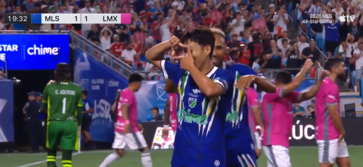 <b>손흥민 올스타전 MVP</b>! 멀티골로 MLS 최고 별이 되다