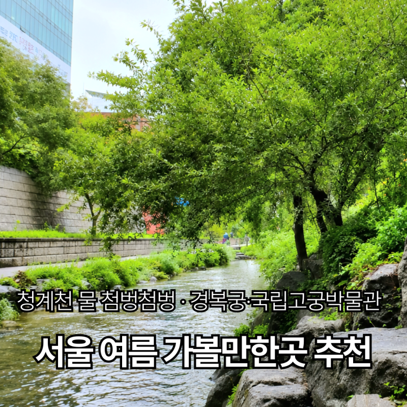 서울 나들이 추천 | 청계천·경복궁·국립고궁박물관 하루 코스 (청계천 물 첨벙첨벙·화장실 ....