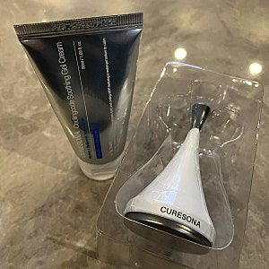 다이소 큐어소나 쿨링 마사지기&수딩젤크림 사용후기
