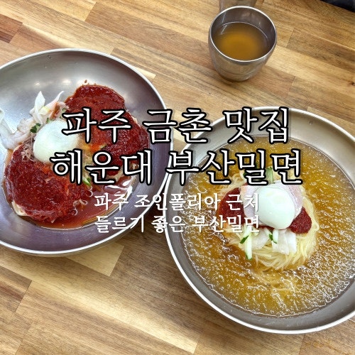해운대가야밀면 금촌직영점 사진 1