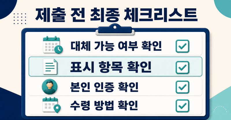 병적증명서 발급 방법｜정부24 용도별 표시 항목 선택하기
