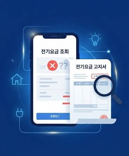 한전 전기요금 조회 방법, 고객번호 모를 때 해결법