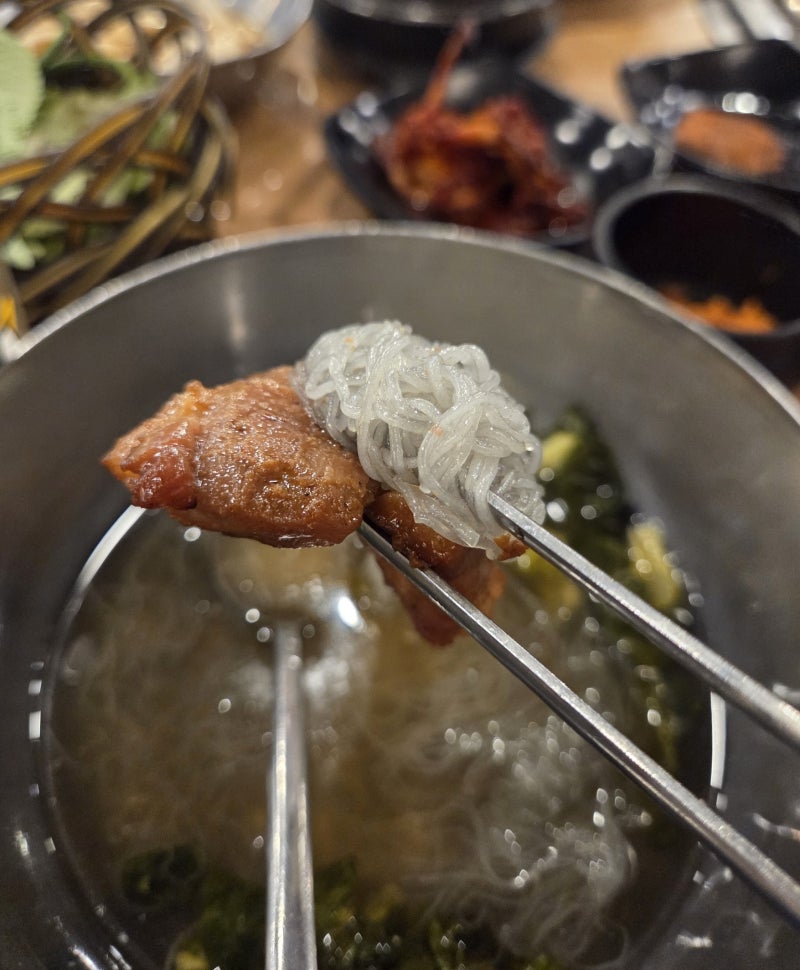 사가정 맛집 흥부골숯불돼지왕갈비/가족모임