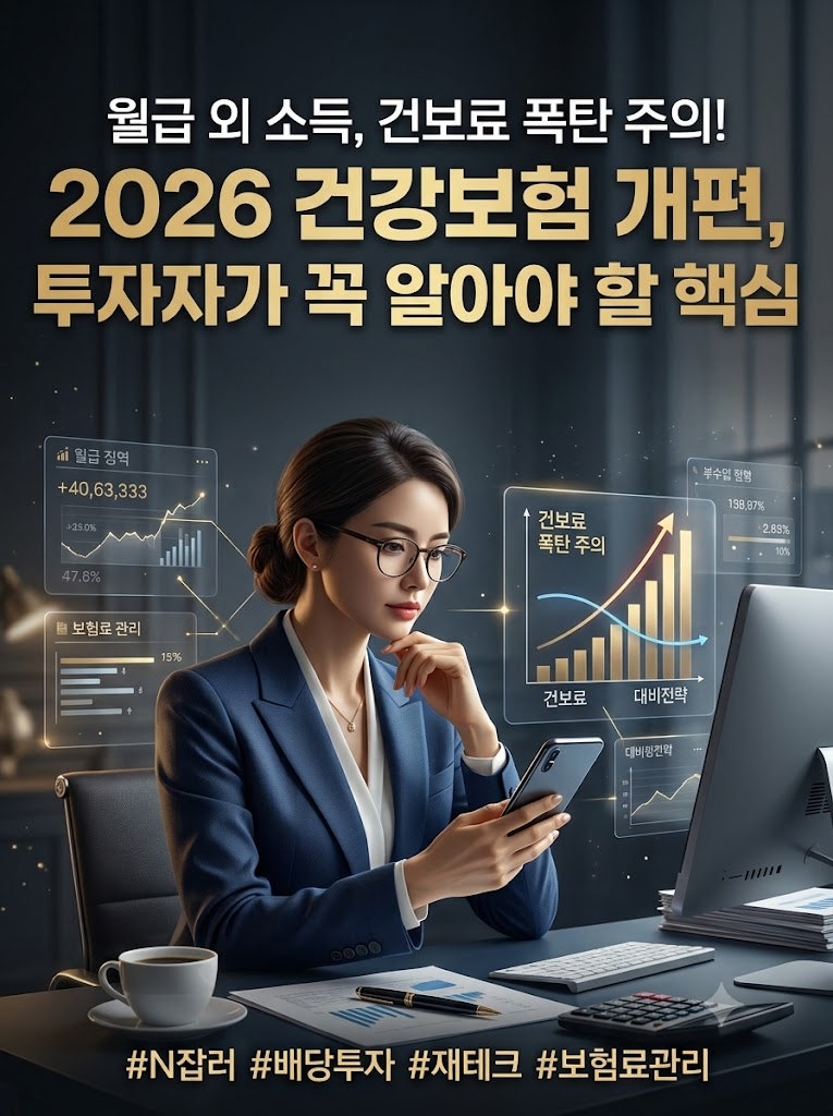 주식 배당금 기뻐하다 건보료 폭탄? 직장가입자 공제 1천만 원 축소의 의미