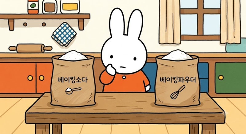 베이킹파우더와 베이킹소다의 차이 : 굽굽 플러스