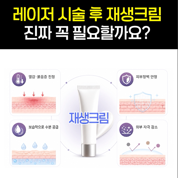 편평사마귀 레이저 제거 후 재생크림 꼭 필요한 이유 (feat. 골든타임 3일)