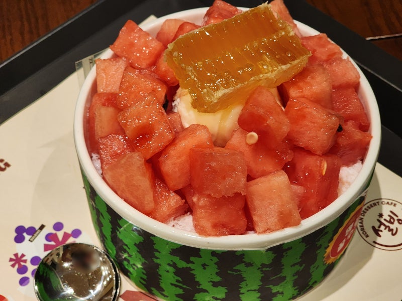 대구 수박빙수 맛집 설빙 대구황금점 주차 정보 포함