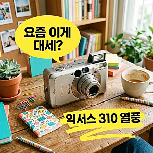 15년 전 디카가 100만원대? 중고가 뛴 캐논 익서스 310 감성의 진실..