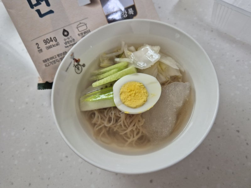 비비고 평양냉면 최강록 세프의 평양냉면