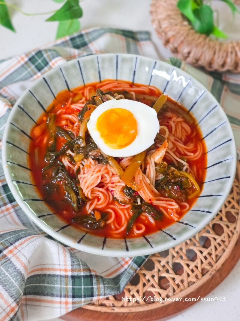 열무비빔국수 냉면육수활용한 비빔국수양념장 레시피