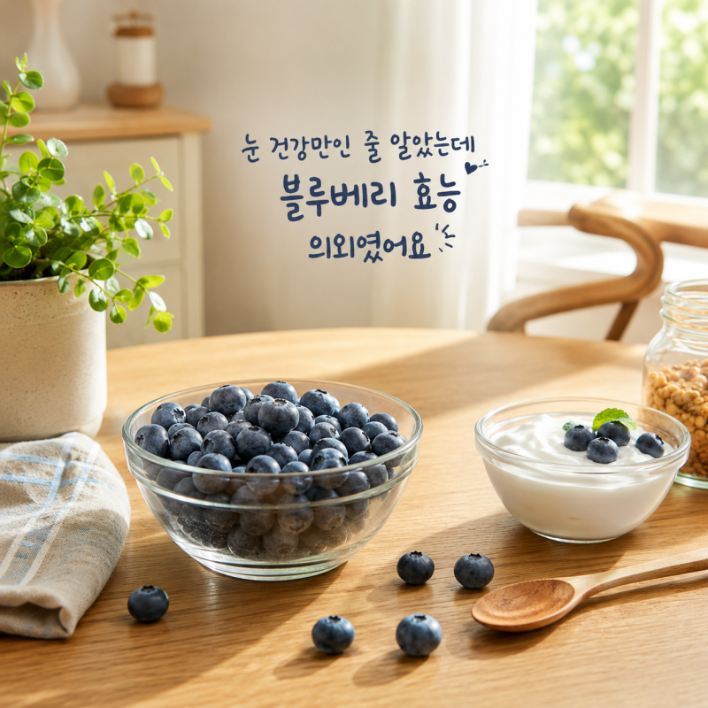 눈 건강만인 줄 알았는데 블루베리 효능 의외였어요