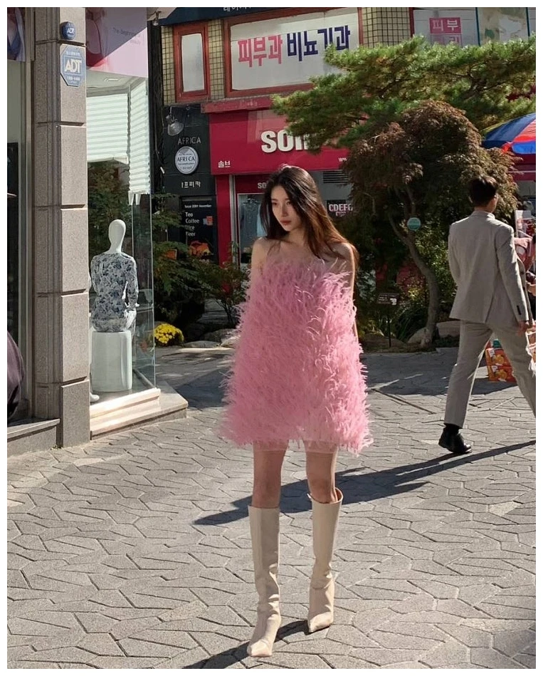 수지 핑크 미니원피스 전지현과 같은 옷 맞아? 판정승 소리 나온 결정타
