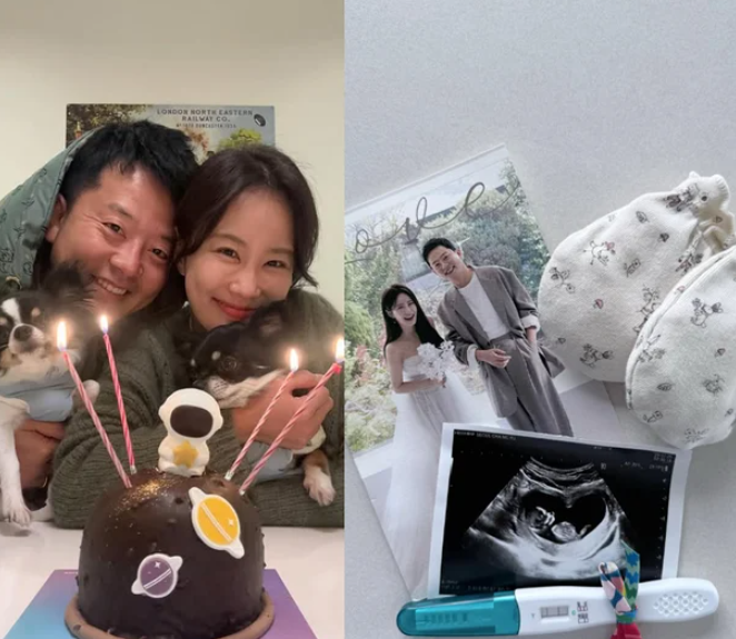 김지민♥김준호, 결혼 1년 만에 부모 된다… 시험관 단 1회 성공 "태명은 두룹이"