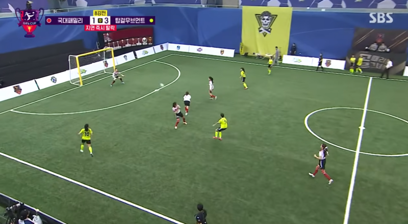 [방송예능] GIFA CUP 골때녀 8강전 탑걸 vs 국대팸 결과