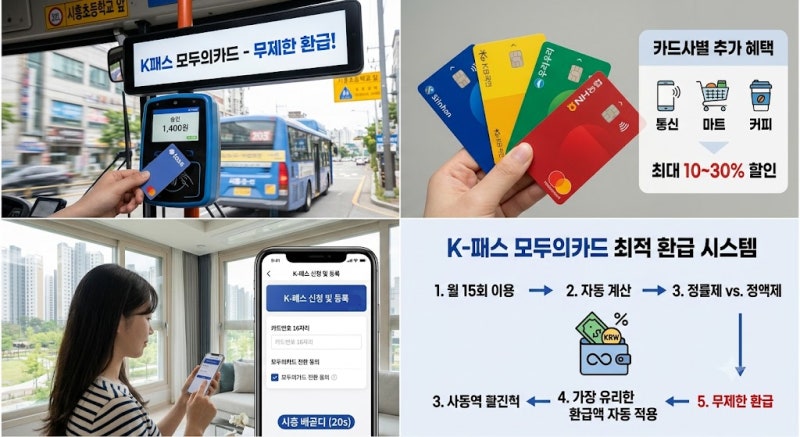 k패스 모두의카드 신청 혜택 카드사별 총정리