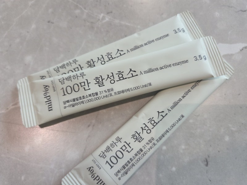 곡물효소 소화에 도움되는 담백하루 100만 활성효소