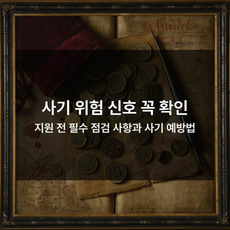 대구 구인구직 사기 피하는 3가지 필수 체크 포인트