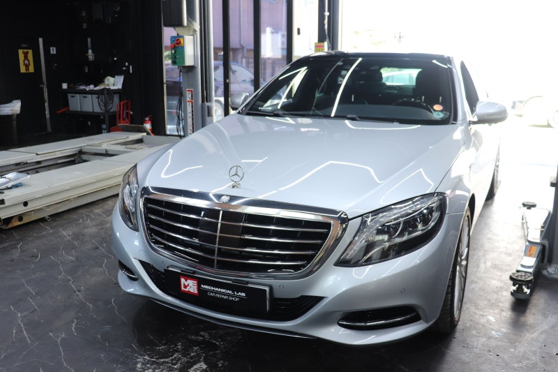 강동구 벤츠 W222 S350d 에어컨가스 충전｜R134a 냉매 충전 및 냉매 종류 완벽 정리