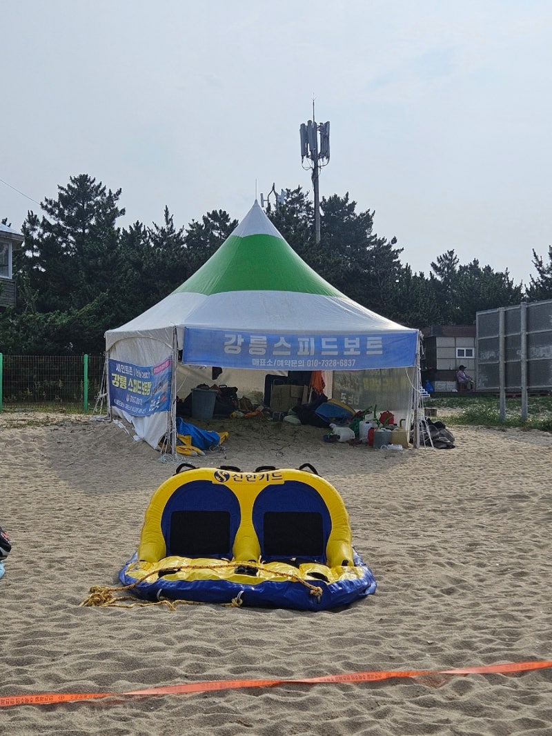 강릉놀거리 추천 강릉스피드보트 강문해변 머슬비치점 액티비티 후기