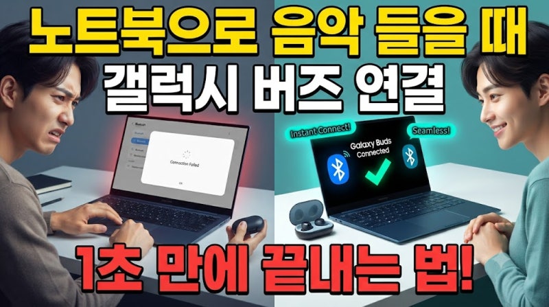 갤럭시 버즈 노트북 연결 방법 선택 전 살펴볼 장단점