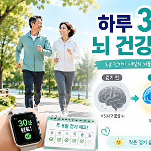 하루 30분 걷기, 치매 예방에 정말 도움이 될까?