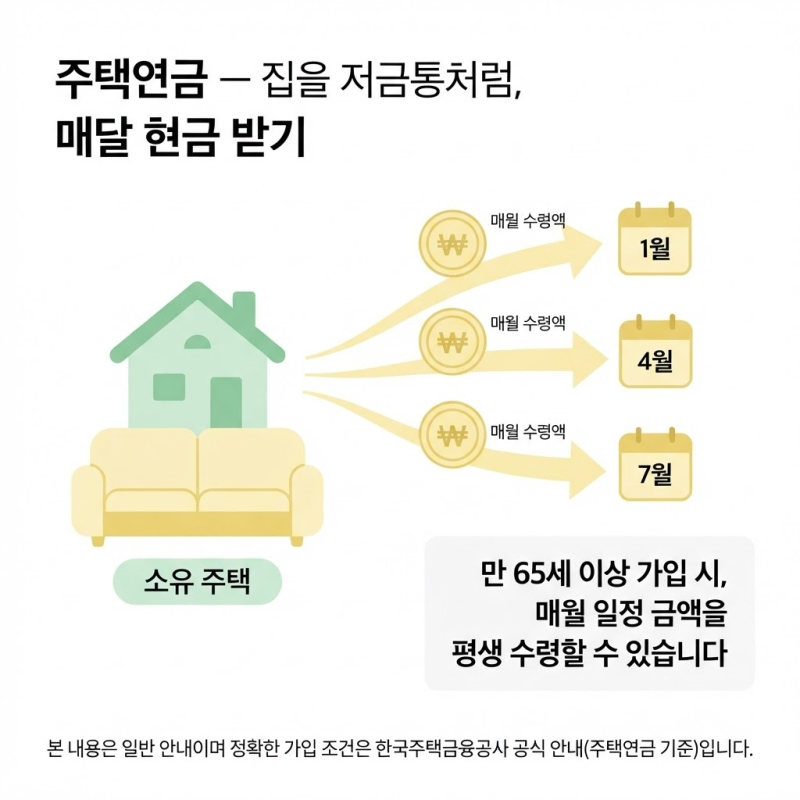 주택연금이란? 부모님 노후자금, 집으로 평생 월급 만드는 법