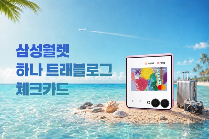 삼성 월렛에 '하나 트래블로그 체크카드' 추가! 해외여행 필수카드가 더 편리해졌다