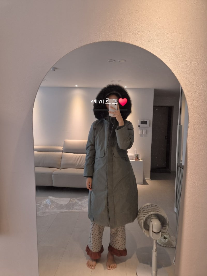 코오롱 안타티카 여성 역시즌 롱다운 패딩