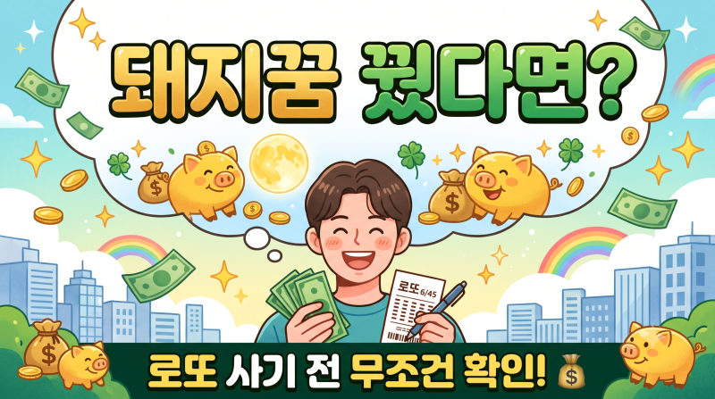[돼지꿈 해몽] 돼지가 집으로 들어오는 꿈, 안는 꿈 길몽일까 흉몽일까?