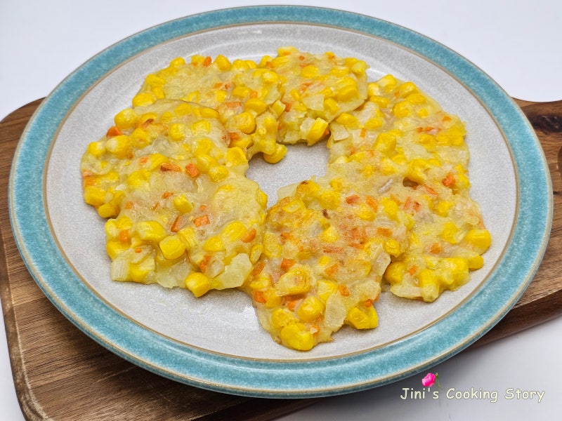 초당옥수수 요리 간단한 옥수수전 제철 아이들간식 만들기